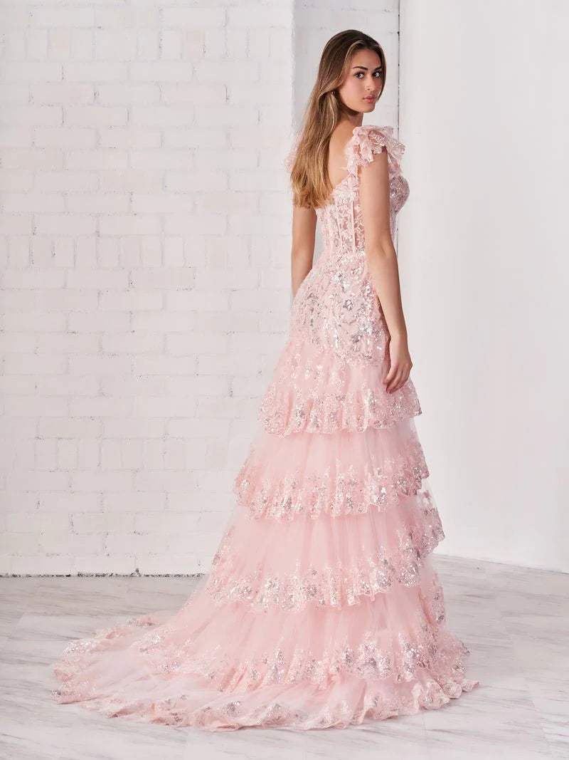 Sheath Off the Shoulder Long Full of charm Prom Dress